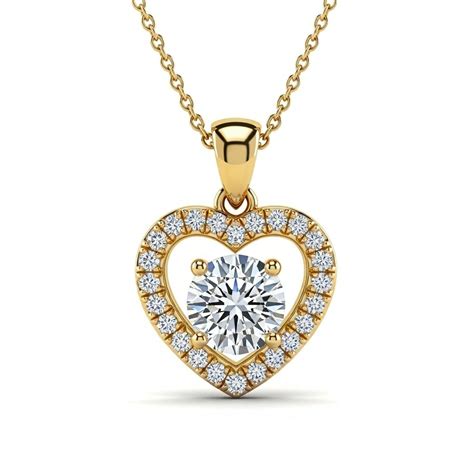 Jaylee Round Brilliant Lab Diamond Solitaire pendant – Jewelslane