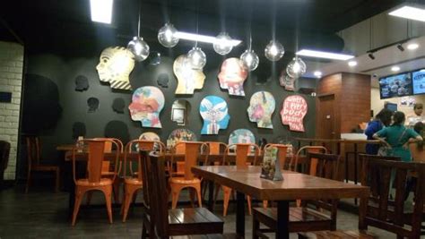 interior with vibrant colors - Picture of Dunkin' Donuts, Vadodara ...