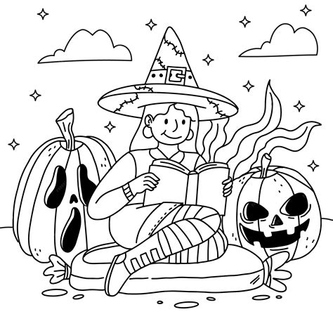 Halloween Printables Coloring Pages Free
