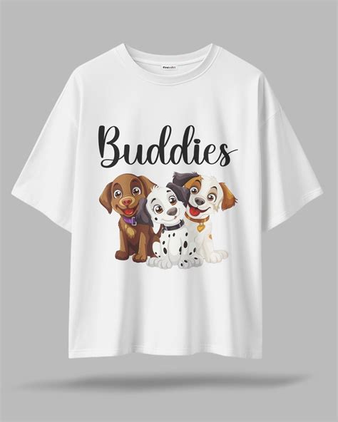 Buddies Friendship Oversize T-shirt – Fireknott