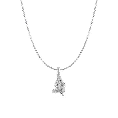Silver God Sai Baba Chain Pendant for women PSA7118 – Akshat Sapphire
