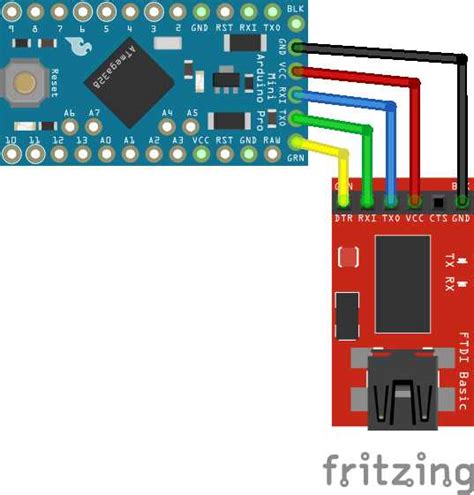 Image result for Arduino Pro Mini Pin Layout