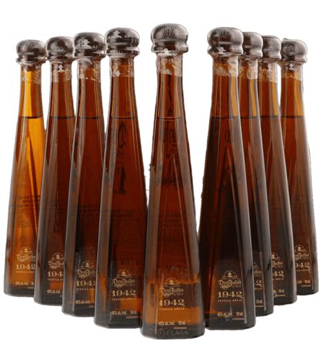 Don Julio 1942 Mini Bottles Tequila Box Of 10 Pack X 50ML Miniatures ...