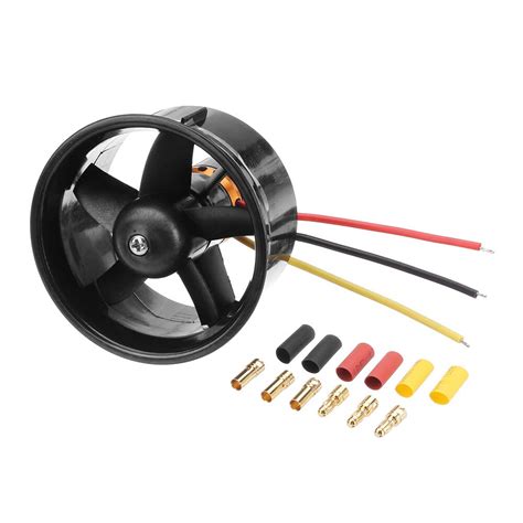 Ducted Fan EDF Unit with 4500KV Brushless Outrunner Motor for RC Model ...