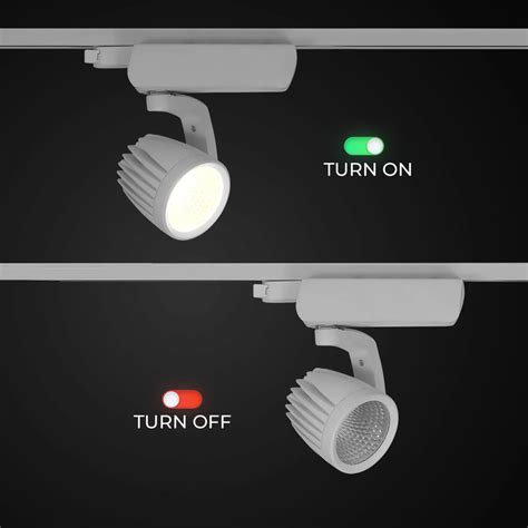 Arcus Spot Beam Track Light – Adjustable COB LED for Retail & Home ...