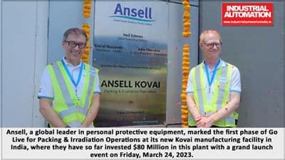 Ansell opens most significant Greenfield manufacturing plant in India