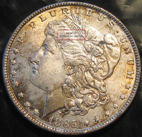 1885 Morgan Silver Dollar Choice Bu A739