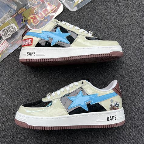 A Bathing Ape Bape Sta Marvel Comics Rocket Raccoon Thor Hulk Captain ...