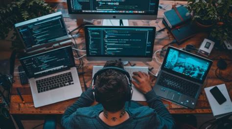 Image result for Double Computer Monitors Programmer