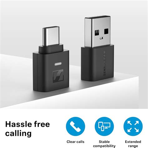 Sennheiser BTD 700 Bluetooth Adapter | USB-A/USB-C aptX Lossless Dongle