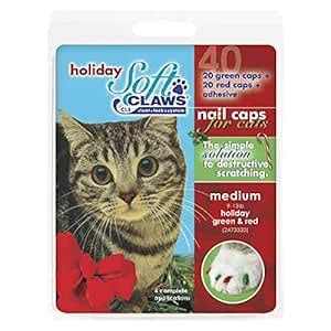 Buy Smart Practice 40 Count Soft Claws Nail Caps for Cats, Medium ...
