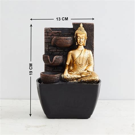 Buy Alpine Polyresin Buddha Fountain - 13x19cm from Home Centre at just ...