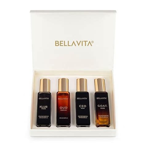 Bella Vita Luxury Long Lasting Perfume Gift Set for Man | 4x20ml ...