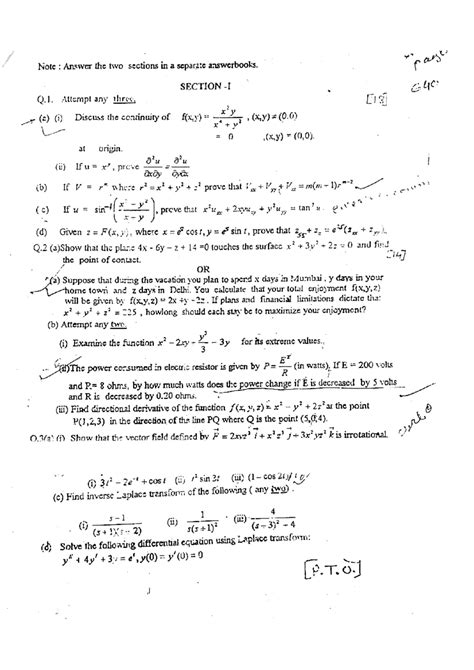Applied Mathematics 2017 Past Question Papers - MSU - Studocu