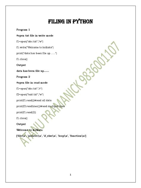 Image result for Python Filing