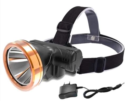 Rechargeable Head Lamp, 3W LED, 3 Modes, Upto 10 Hours Backup ...