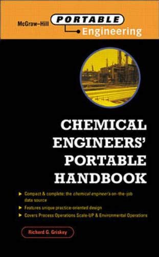 Buy Chemical Engineers' Portable Handbook (McGraw-Hill Portable ...