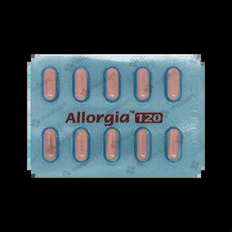 ALLERMINATE (ALLORGIA) 120MG TABLET 10'S Price, Uses, Side Effects ...
