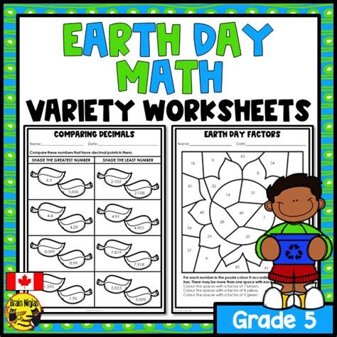 Image result for Earth Day Math