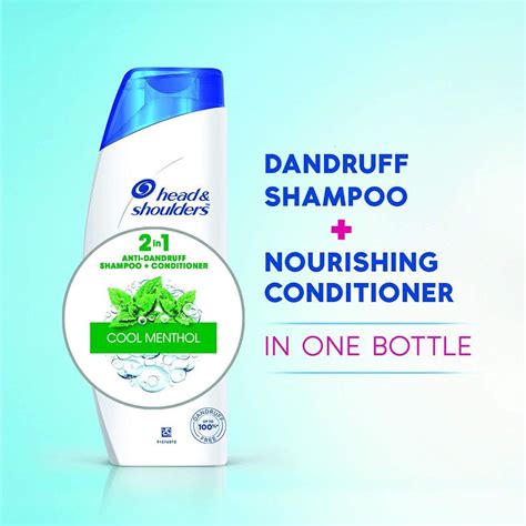 Head & Shoulders 2 in 1 Cool Menthol Anti-Dandruff Shampoo ...