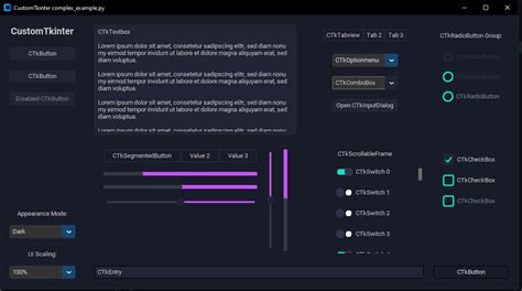 Image result for Customtkinter Design