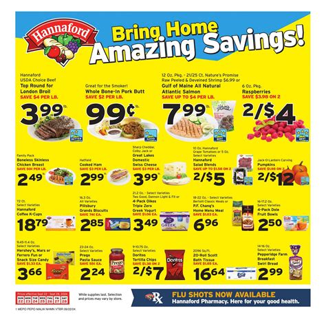 Hannaford Weekly Ad Sep 22 – Sep 28, 2024