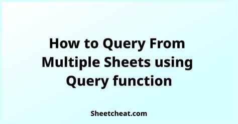 Image result for Excel Query Function