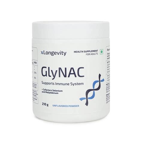 Premium GlyNAC for Immune Health and Longevity | xLongevity ...