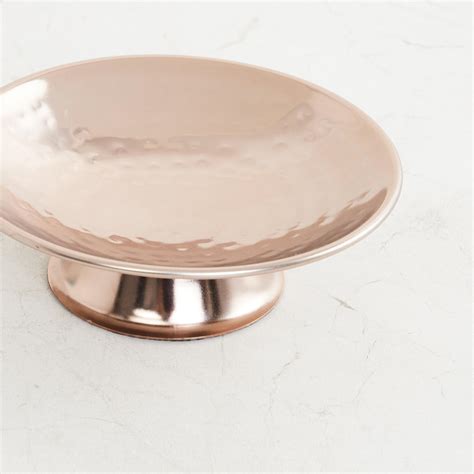 Buy Homespun Gold Freestanding Metal Soap Dish from Home Centre at just ...