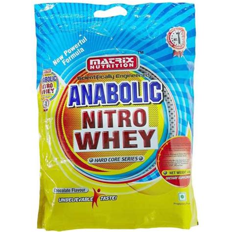 Matrix Nutrition Anabolic Nitro Whey (4 kg,Chocolate) Price in India ...