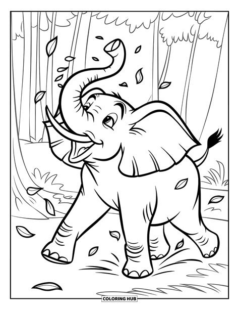 95+ Elephant Coloring Pages for Kids & Adults (Free Printable PDFs)