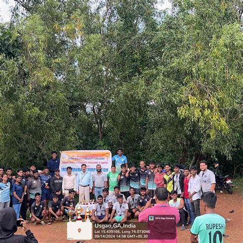 Intramural Football Tournament – Goa Multi Faculty College