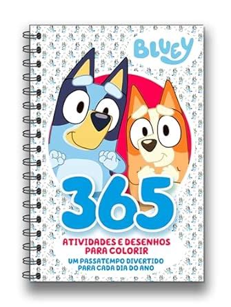 Bluey - 365 Atividades e Desenhos para Colorir : On Line Editora ...