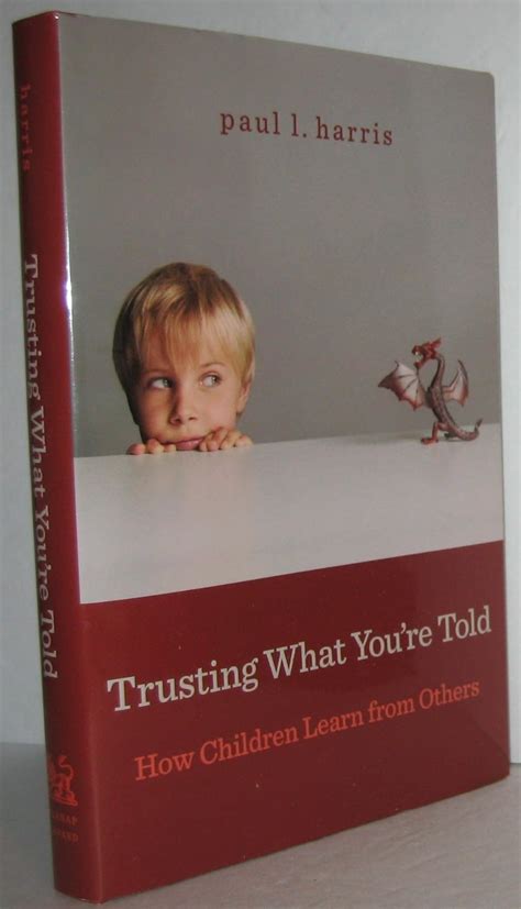 Buy Trusting what You`re Told – How Children Learn from others Book ...