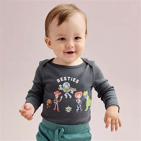 Disney/Pixar's Toy Story Character Baby Long Sleeve Bodysuit by Jumping ...