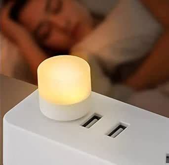 Buy Plastic Elex Usb Lights By Night Plug-In Mini Led Bulb Portable ...