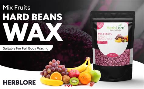 HerbLore Premium Hard Hair Body Wax Beans - Best for Painless Hair ...