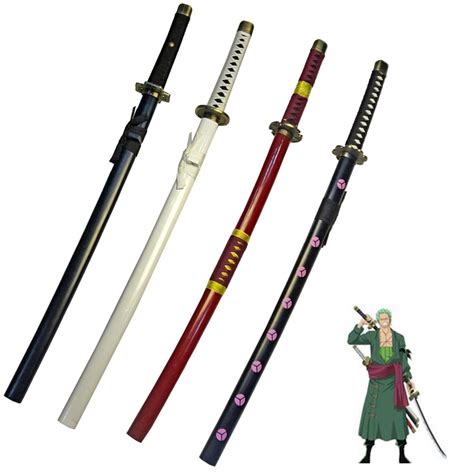 Buy LDJ Samurai Demon Slayer Wooden Katanas Warrior Costume Battle Play ...