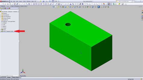 Image result for SolidWorks Hole Wizard Custom Thread