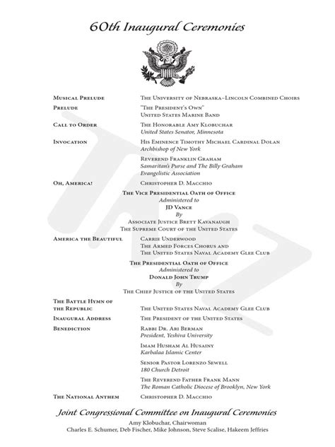 Inauguration Program Sample 的图像结果