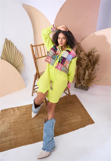 Patchwork Coatie Dress – Artsy Summer Statement – Label Nobo