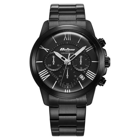Titan Octane Classic Sporty Black Dial Chronograph Stainless Steel ...
