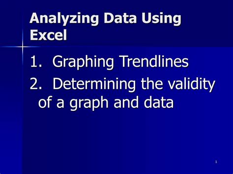 Analyzing Data Using Excel 的图像结果
