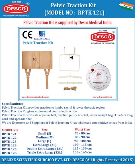 Pelvic Traction Kit | Manufacturer, Exporter & Supplier | DESCO