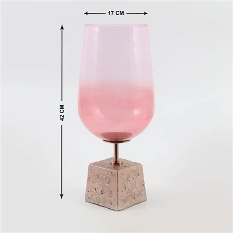 Buy Splendid Terra Roza Arian Glass Vase from Home Centre at just INR ...