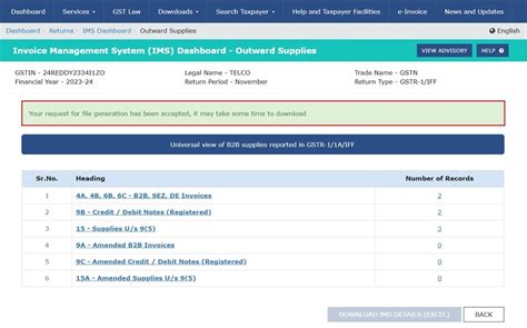 View e-filed Returns