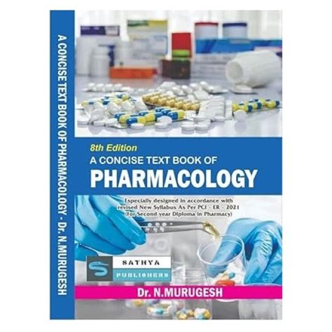 A Concise Text Book Of Pharmacology | By Dr. N. Murugesh | 8th Edition ...