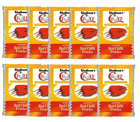 Shalimar's Chef Red Chili Powder 50 g (Pack of 10) – Fetch N Buy