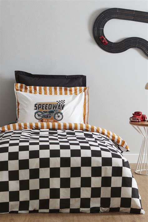 Karaca Home Young Speed Way %100 Pamuk Tek Kişilik Fitted Nevresim ...