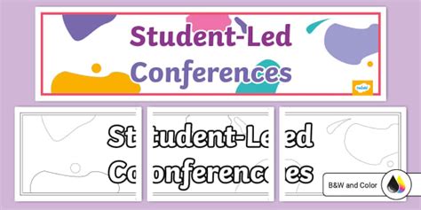 Student-Led Conference Banner (teacher made) - Twinkl
